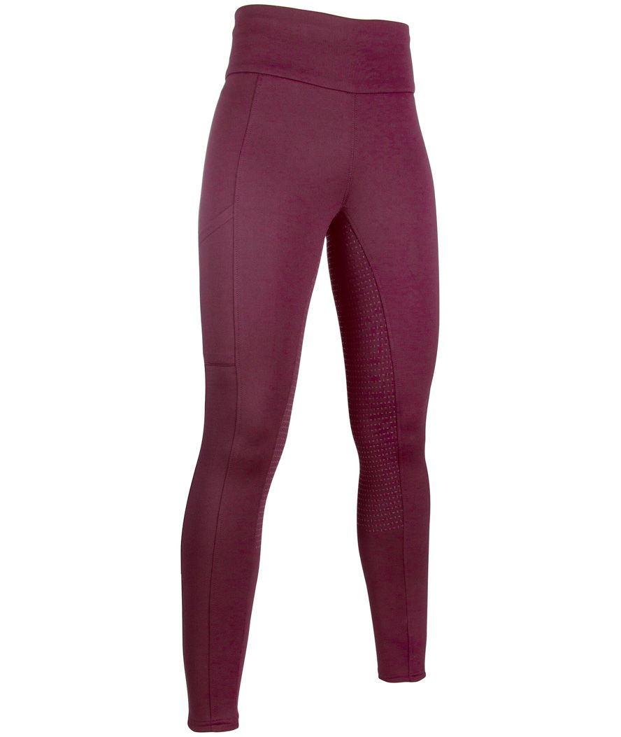 Leggins equitazione donna in tessuto a maglia con grip totale in silicone modello Cosy