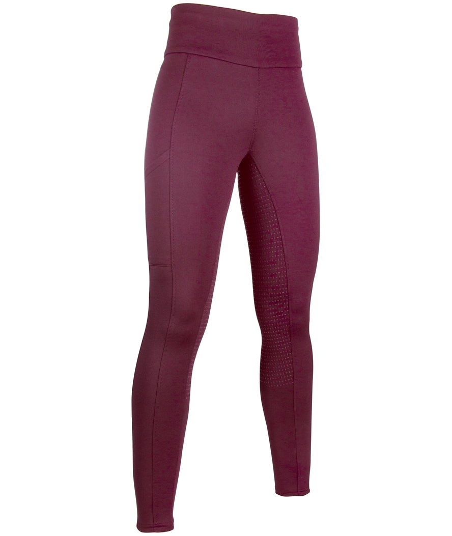 Leggins equitazione bambina in tessuto a maglia con grip totale in silicone modello Cosy