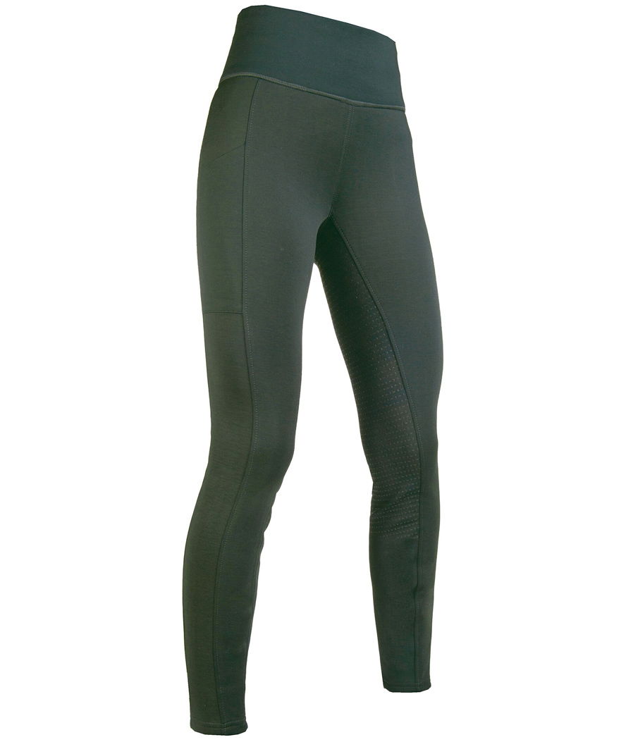 Leggins equitazione bambina in tessuto a maglia con grip totale in silicone modello Cosy - foto 1