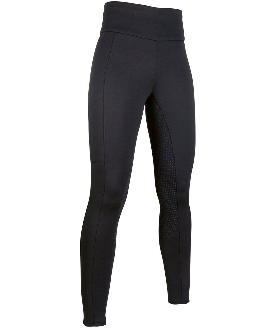 Leggins equitazione donna in tessuto a maglia con grip totale in silicone modello Cosy - foto 3