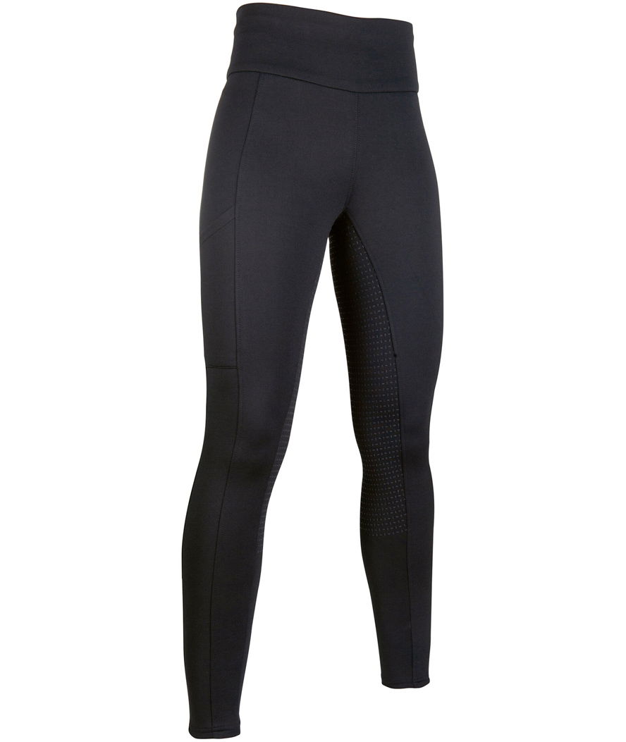 Leggins equitazione bambina in tessuto a maglia con grip totale in silicone modello Cosy - foto 3