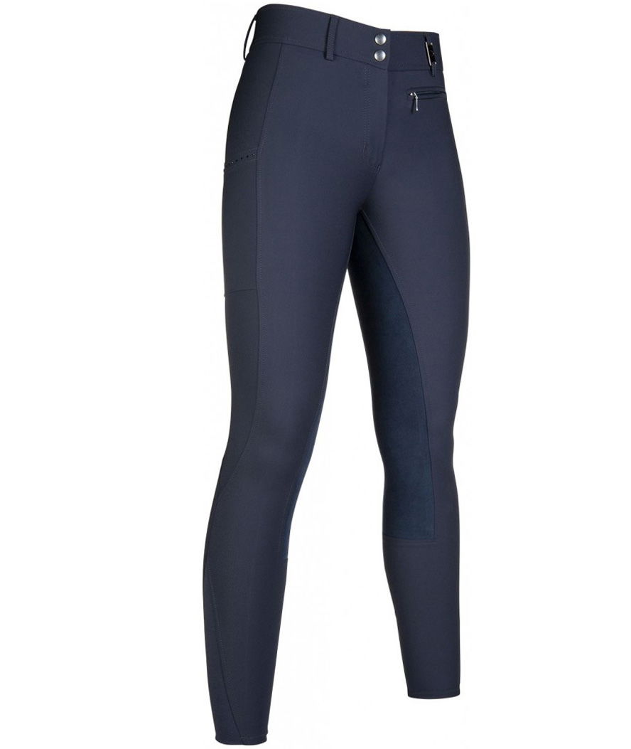 Pantaloni da equitazione donna in pelle totale modello Lea