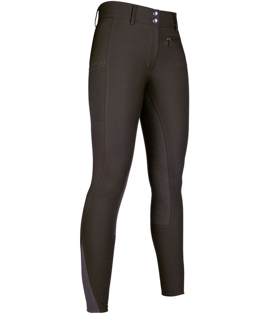 Pantaloni da equitazione donna in pelle totale modello Lea - foto 1