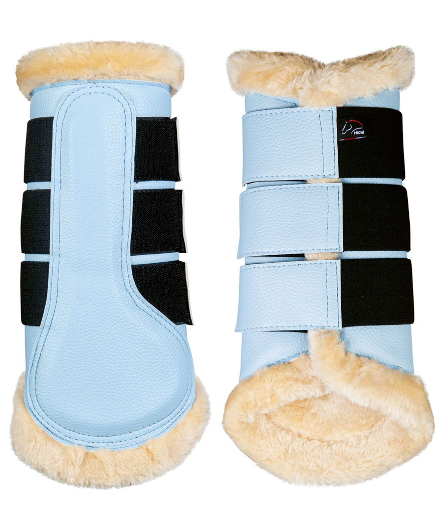 Paratendini in similpelle con chiusura a strappo e imbottitura interna peluches Comfort Premium Fur - foto 12