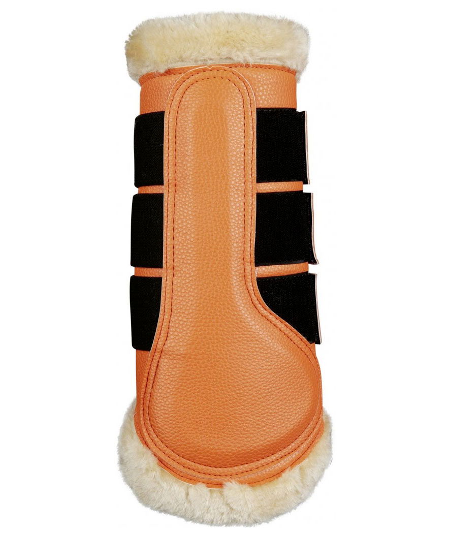 Paratendini in similpelle con chiusura a strappo e imbottitura interna peluches Comfort Premium Fur - foto 5