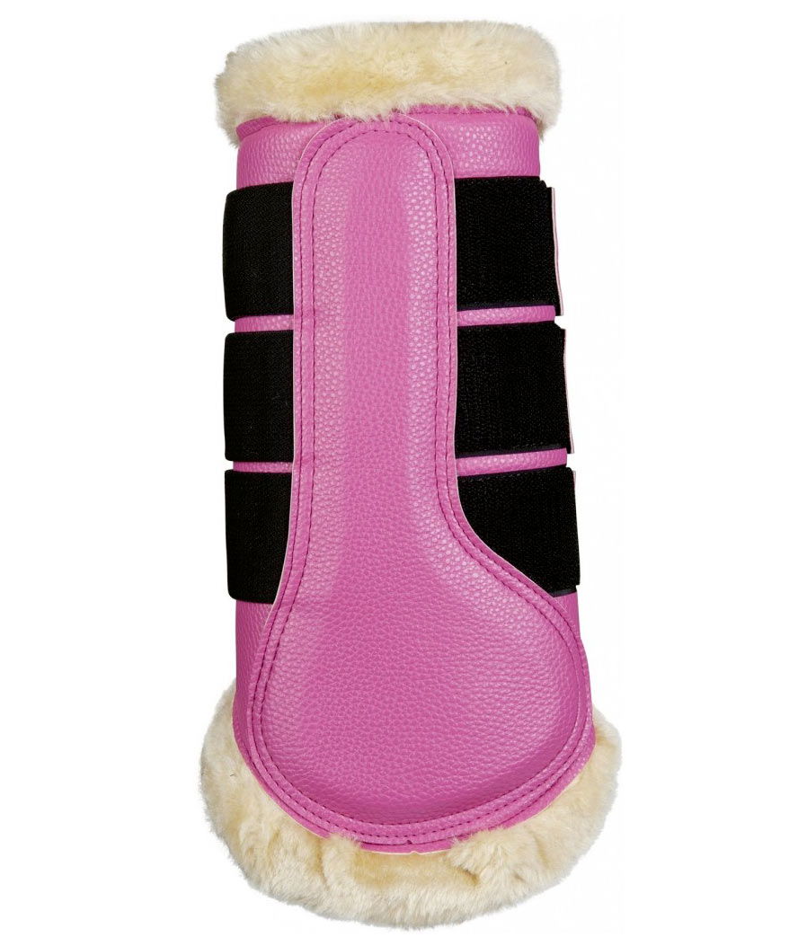 Paratendini in similpelle con chiusura a strappo e imbottitura interna peluches Comfort Premium Fur - foto 6