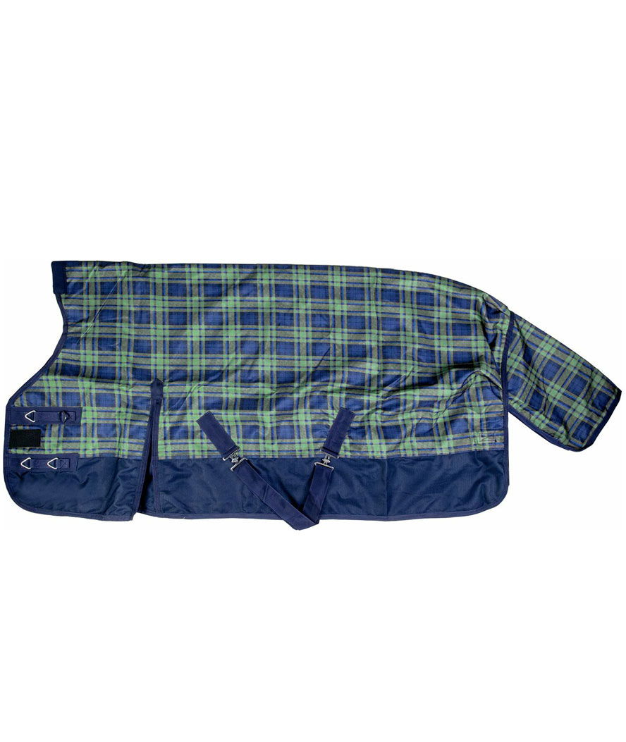 Coperta da paddock con collo alto imbottita 300g e tessuto esterno 1200 denari modello Providence Karo # - foto 1