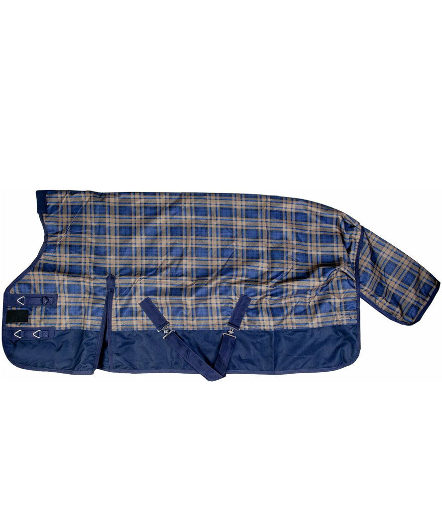 Coperta da paddock con collo alto imbottita 300g e tessuto esterno 1200 denari modello Providence Karo # - foto 2