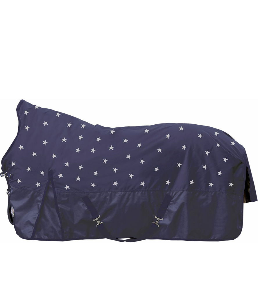 Coperta da paddock con collo alto interno in pile e tessuto esterno 600 denari modello Cleveland Stars #