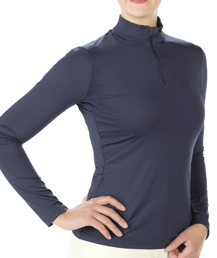 Maglietta tecnica estiva a manica lunga con zip per donna modello Summer Milano - foto 14