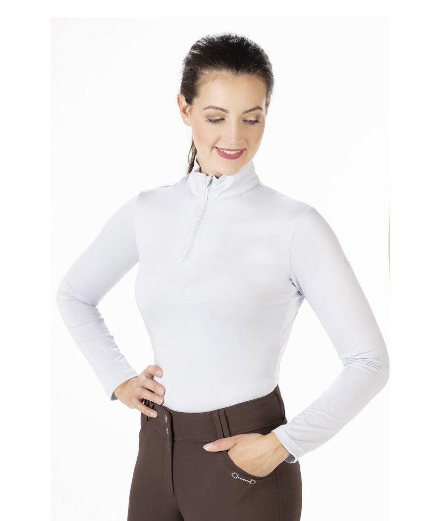 Maglietta tecnica estiva a manica lunga con zip per donna modello Summer Milano - foto 8