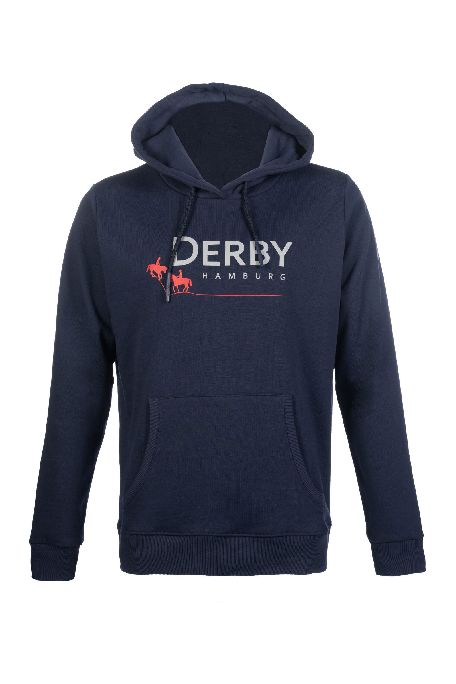 Felpa equitazione con cappuccio unisex modello derby - foto 5