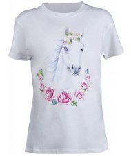 T-Shirt a manica corta da bambino modello Pretty Horse HKM