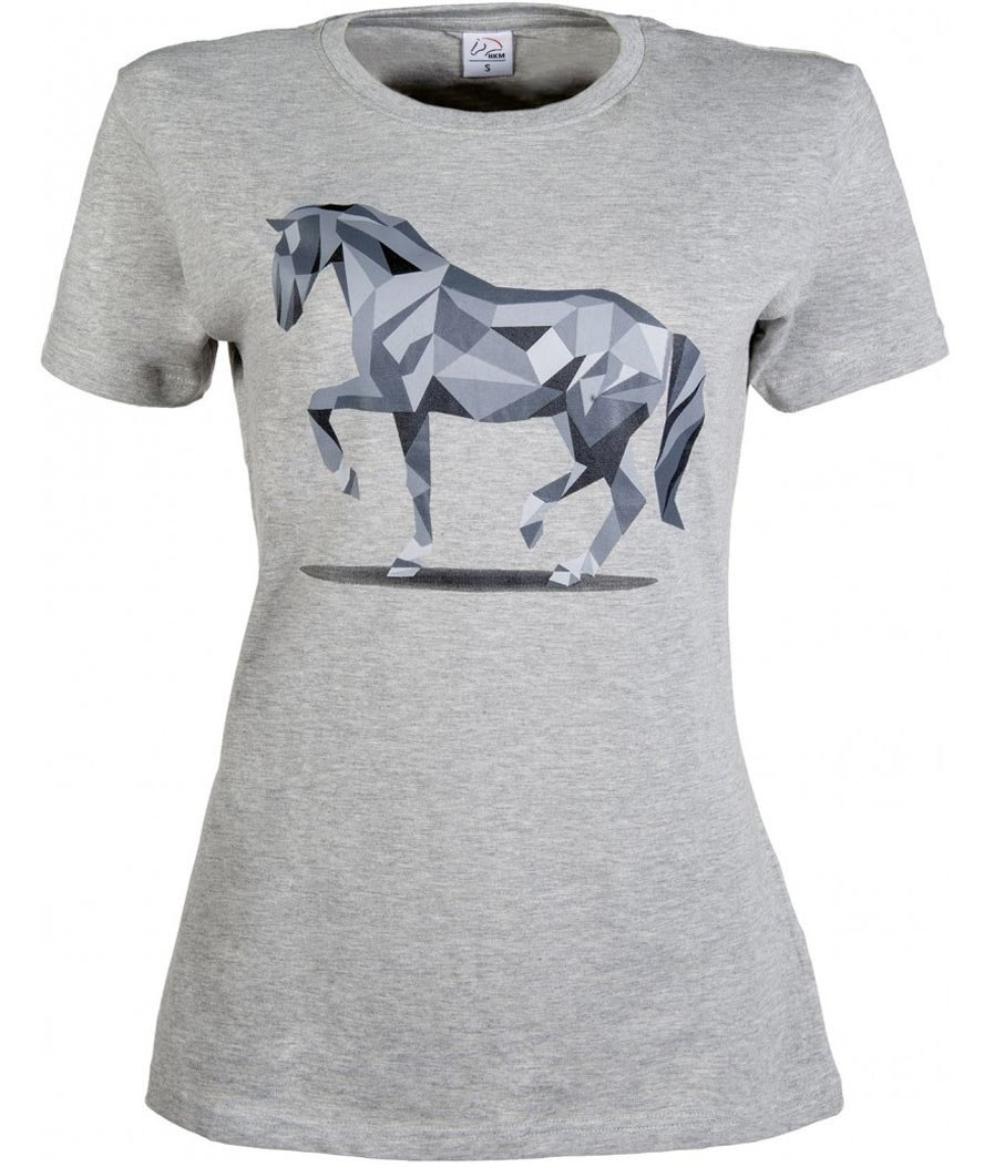 T-Shirt a manica corta da donna modello Graphical Horse HKM