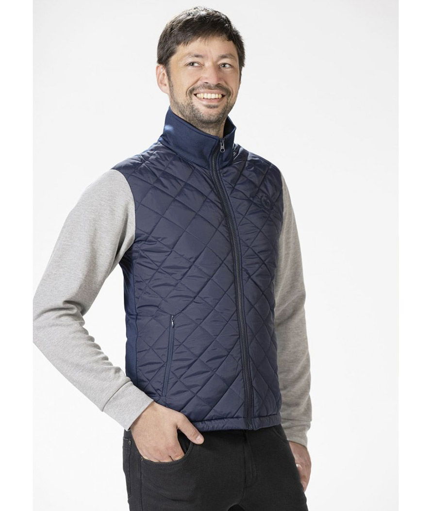 Giubbino da equitazione uomo maniche felpate con tasche esterne e interne modello Classic Polo