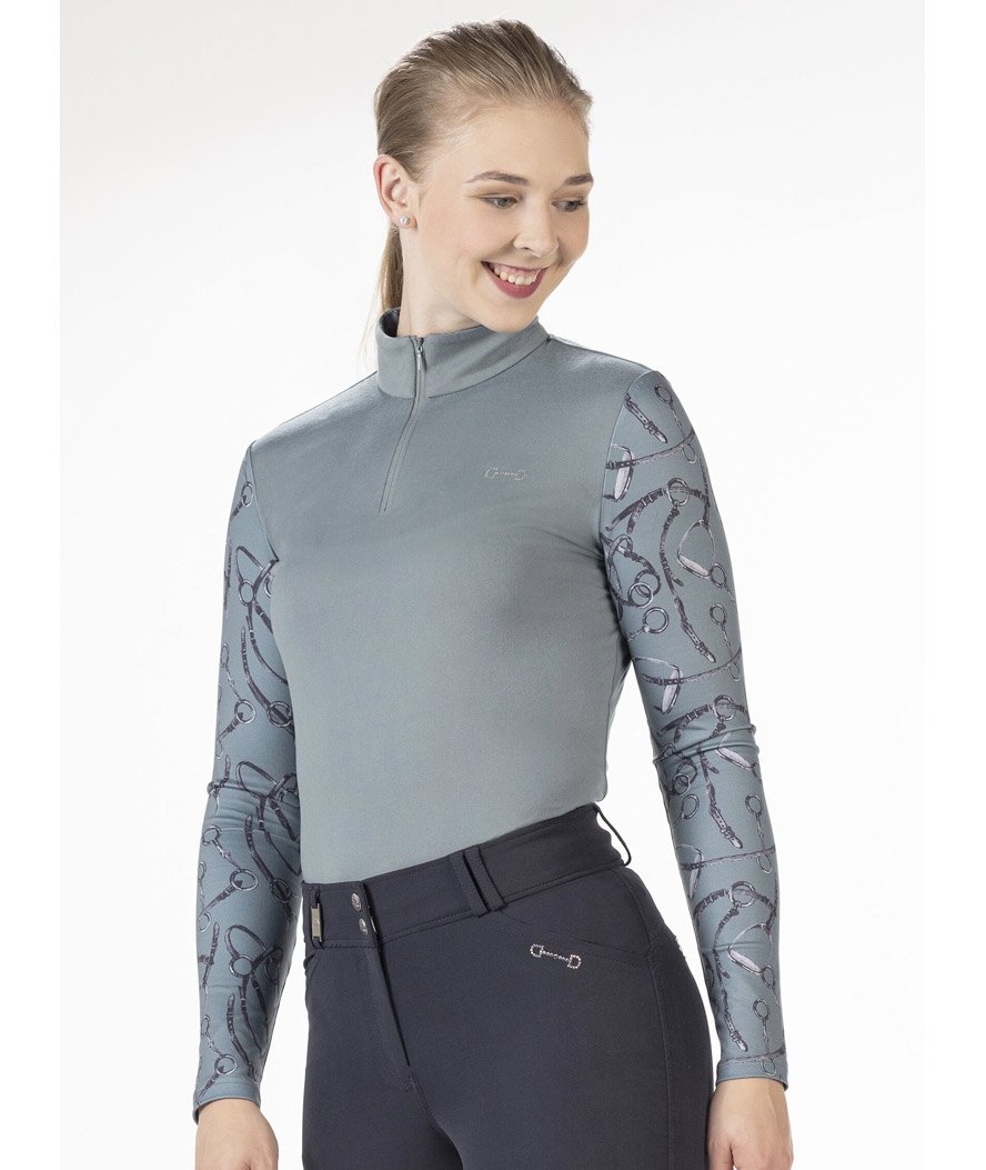 Maglietta tecnica a manica lunga per donna modello Monaco - foto 8