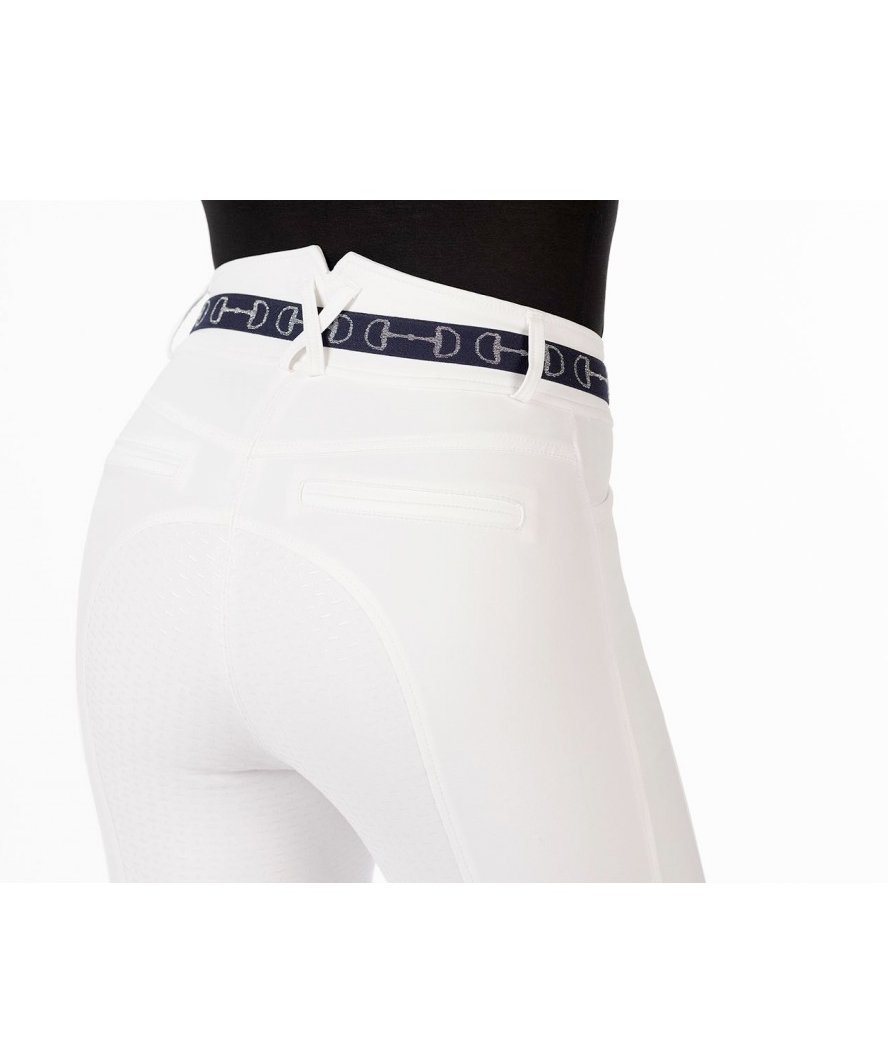 Pantaloni da equitazione donna con grip totale modello Monaco - foto 4