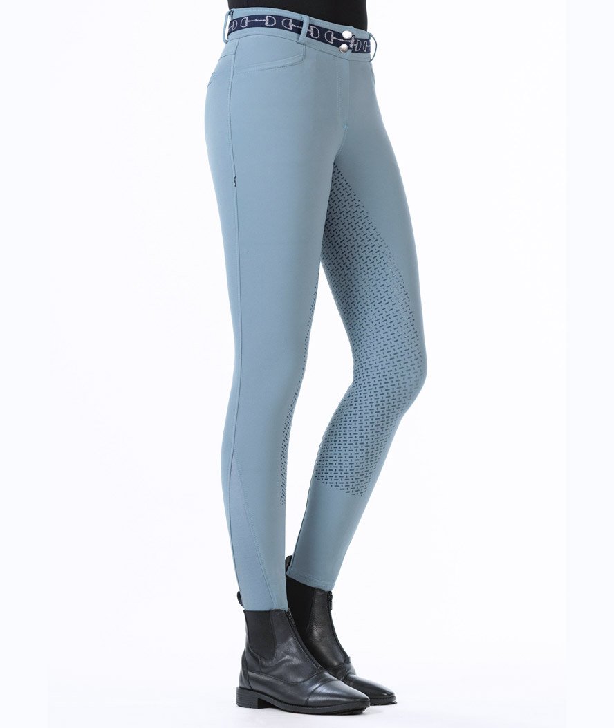 Pantaloni da equitazione donna con grip totale modello Monaco - foto 9