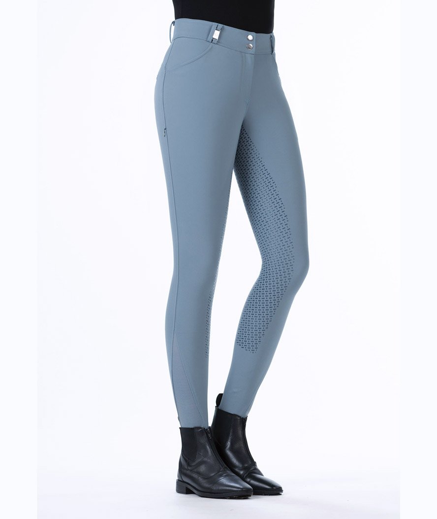 Pantaloni da equitazione da donna con grip totale modello Monaco Crystal - foto 10