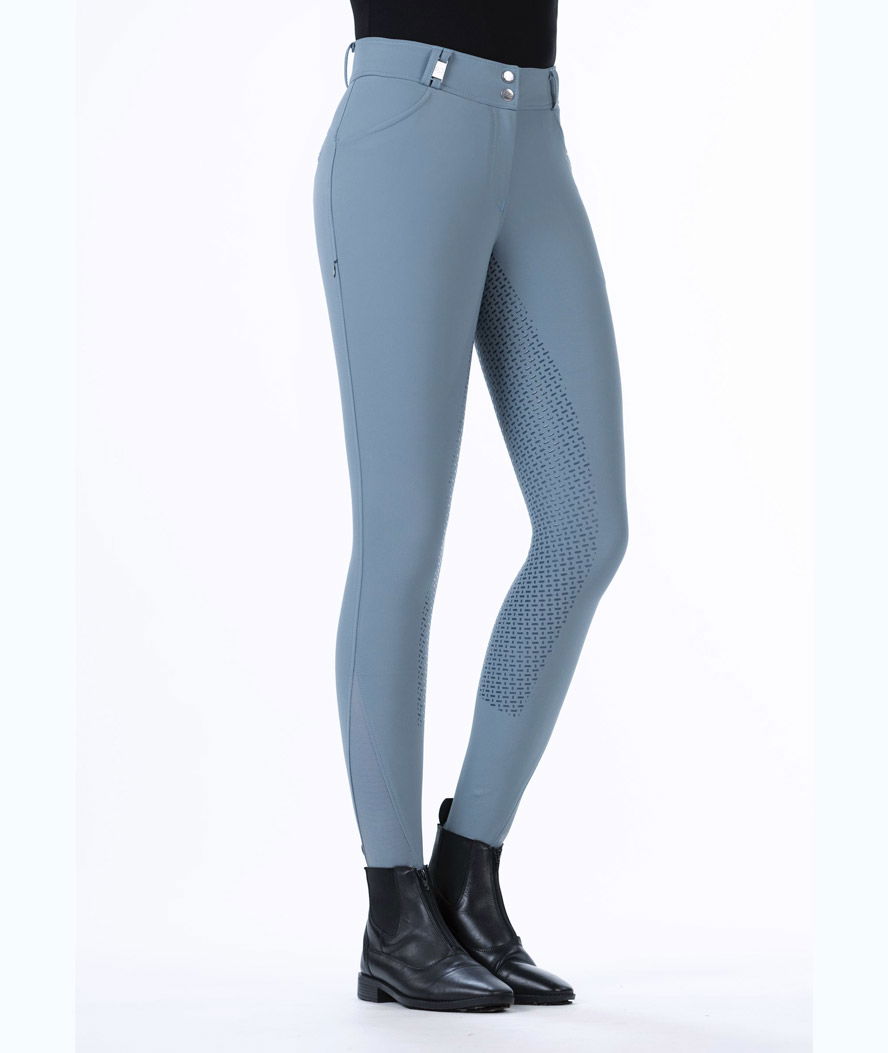 Pantaloni da equitazione da donna con grip totale modello Monaco Crystal - foto 10