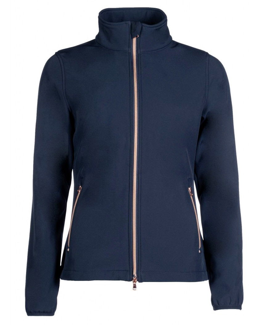 Giacca donna in softshell termoisolante e antivento con tasche zip modello Lily - foto 1