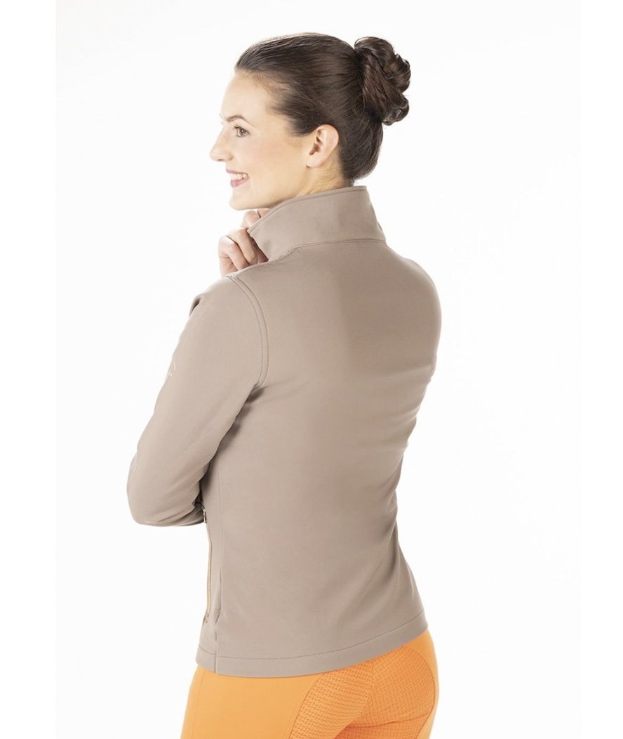 Giacca donna in softshell termoisolante e antivento con tasche zip modello Lily - foto 4