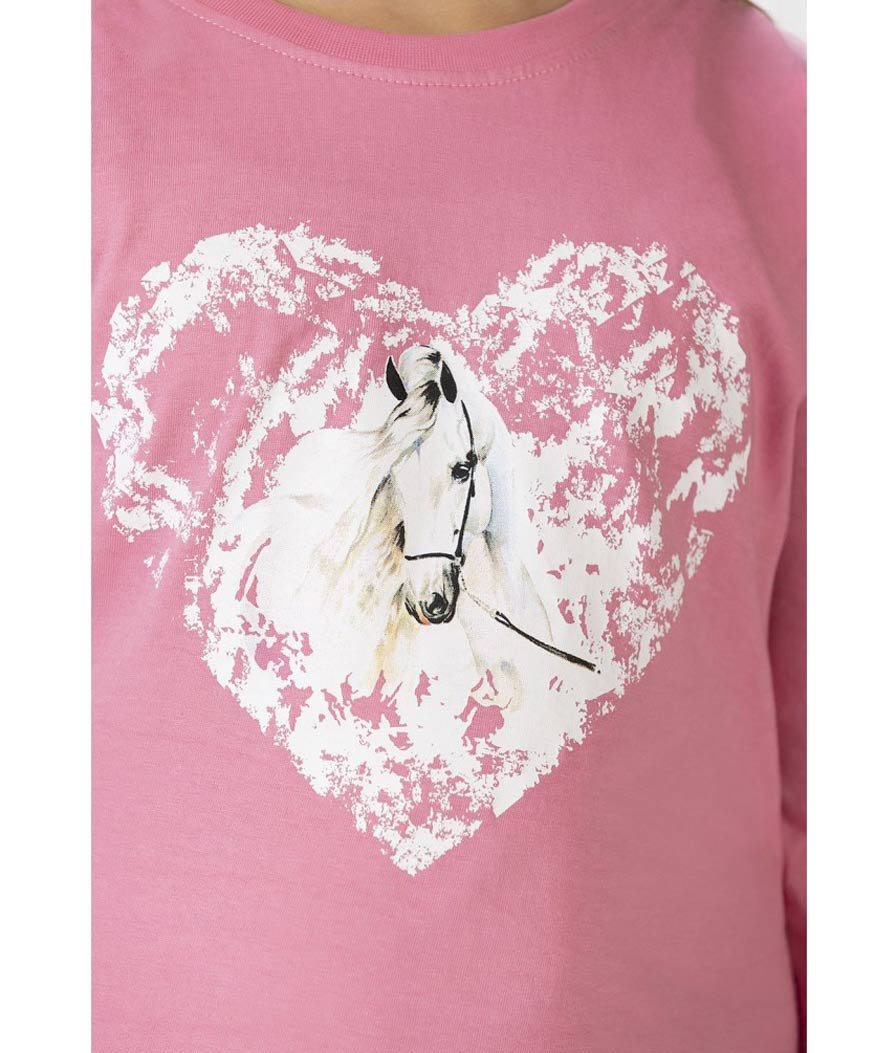 Maglietta a manica lunga per bambina modello Horse Sprint - foto 5
