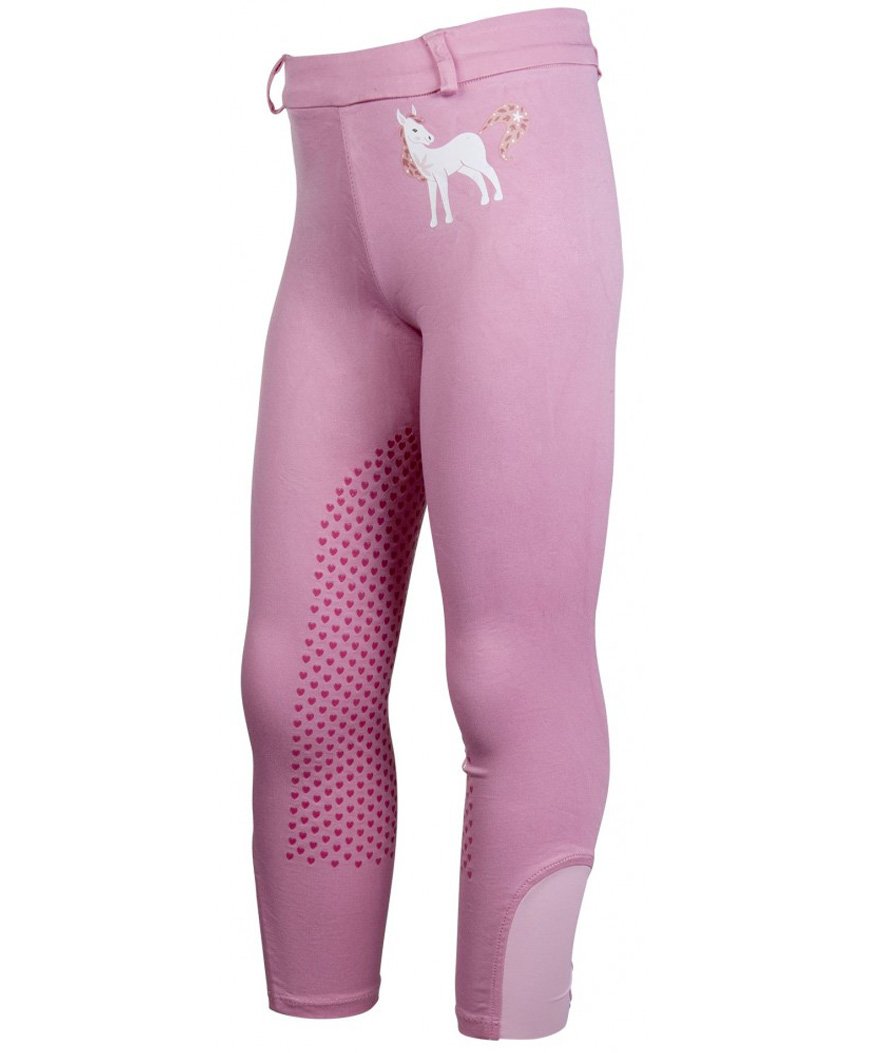 Pantaloni bambina rinforzi in silicone sul ginocchio modello Pony Dream - foto 2
