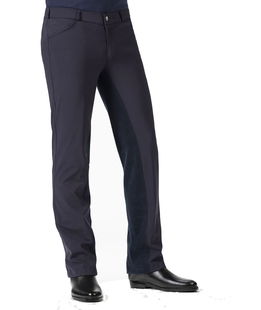 Pantaloni da equitazione uomo Ando jodhpur con rinforzo in microfibra scamosciata