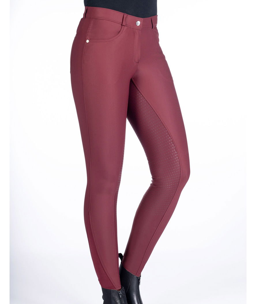 Pantaloni da equitazione donna con grip totale modello Luna