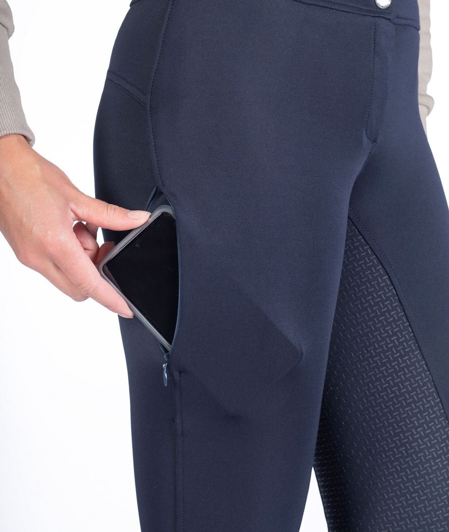 Pantaloni donna con fascia confort in vita e grip totale modello Mila - foto 3