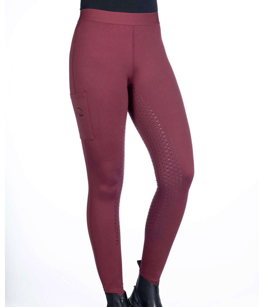 Leggings equitazione donna in tessuto morbido con grip totale modello Bella - foto 7