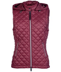 Gilet da equitazione smanicato trapuntato per donna modello Stella