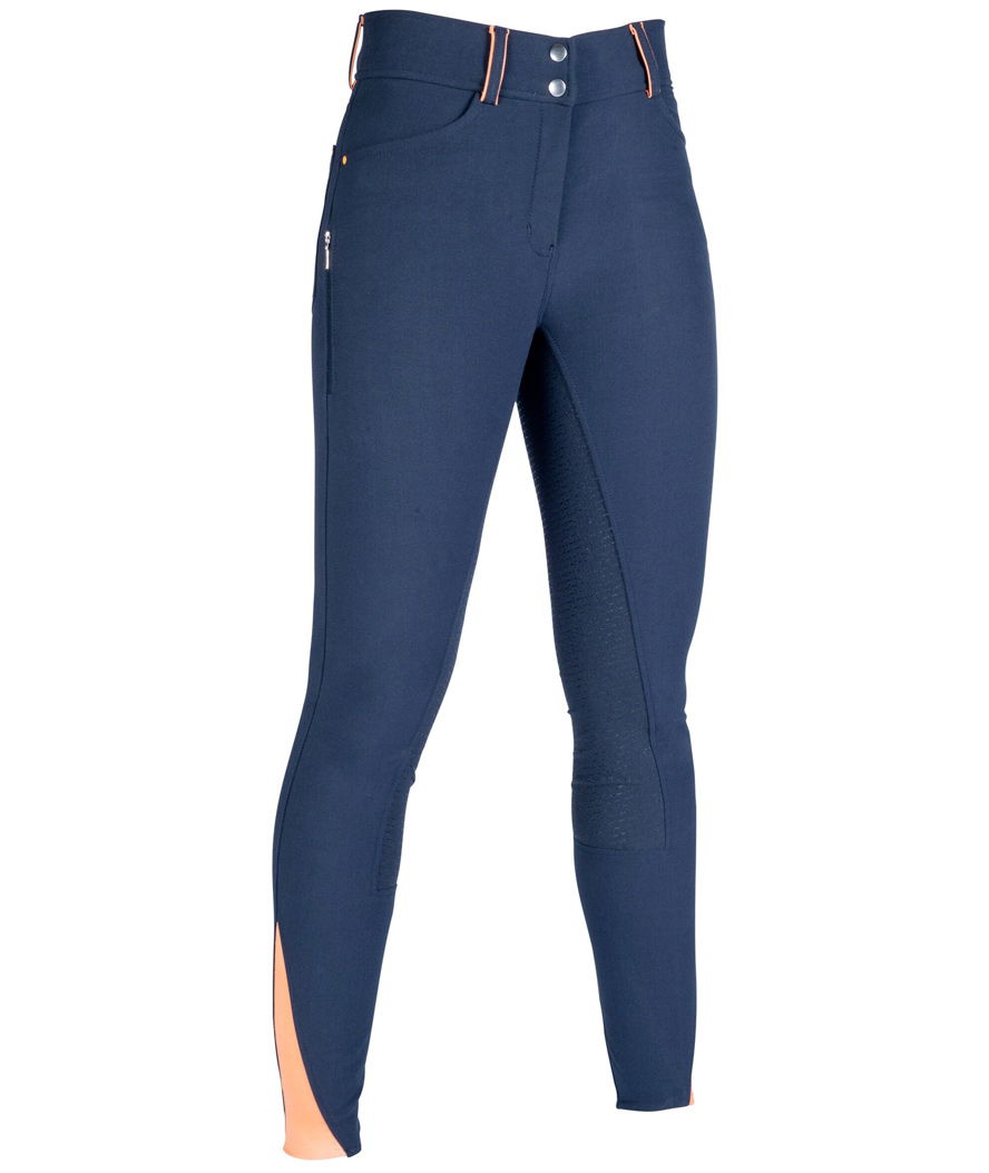 Pantaloni da equitazione donna con grip totale modello Lyon