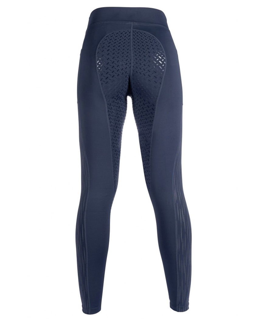 Leggins equitazione donna con grip totale in silicone e dettagli catarifrangenti modello Flow Reflective - foto 2