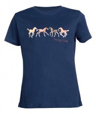 Maglietta a manica corta per bambina modello Pony Club