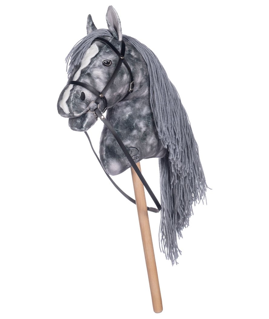 Cavallino giocattolo Hobby Horse HKM con testa peluche e bastone in varie razze - foto 2