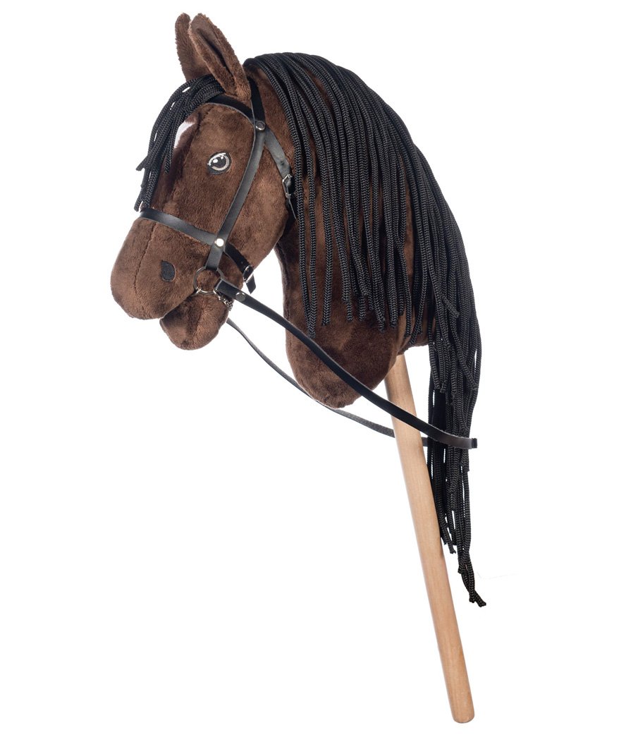 Cavallino giocattolo Hobby Horse HKM con testa peluche e bastone in varie razze - foto 6