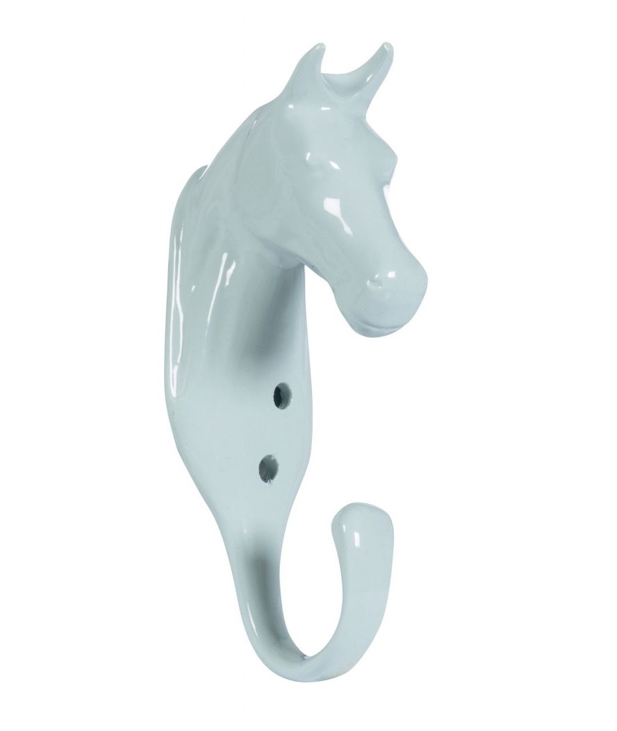 Portatestiera in alluminio a forma di testa di cavallo colorato - foto 7