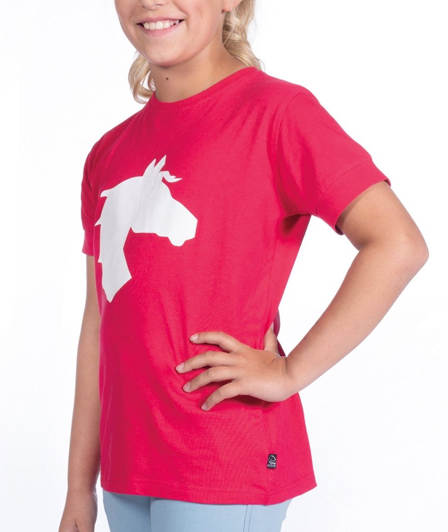 T-shirt bambina da equitazione con testa di cavallo modello Bibi & Tina - foto 1