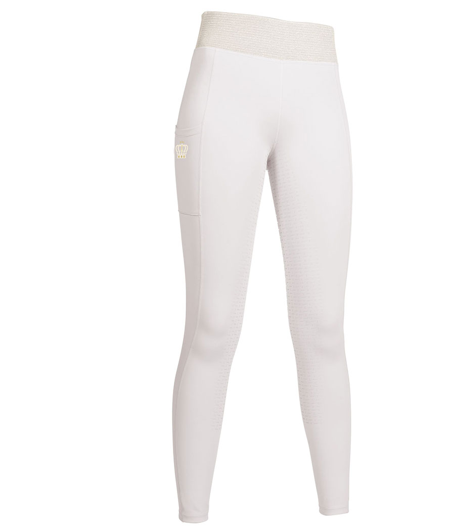 Leggins equitazione con silicone totale interno gamba e fascia alta in vita modello Lavender Bay