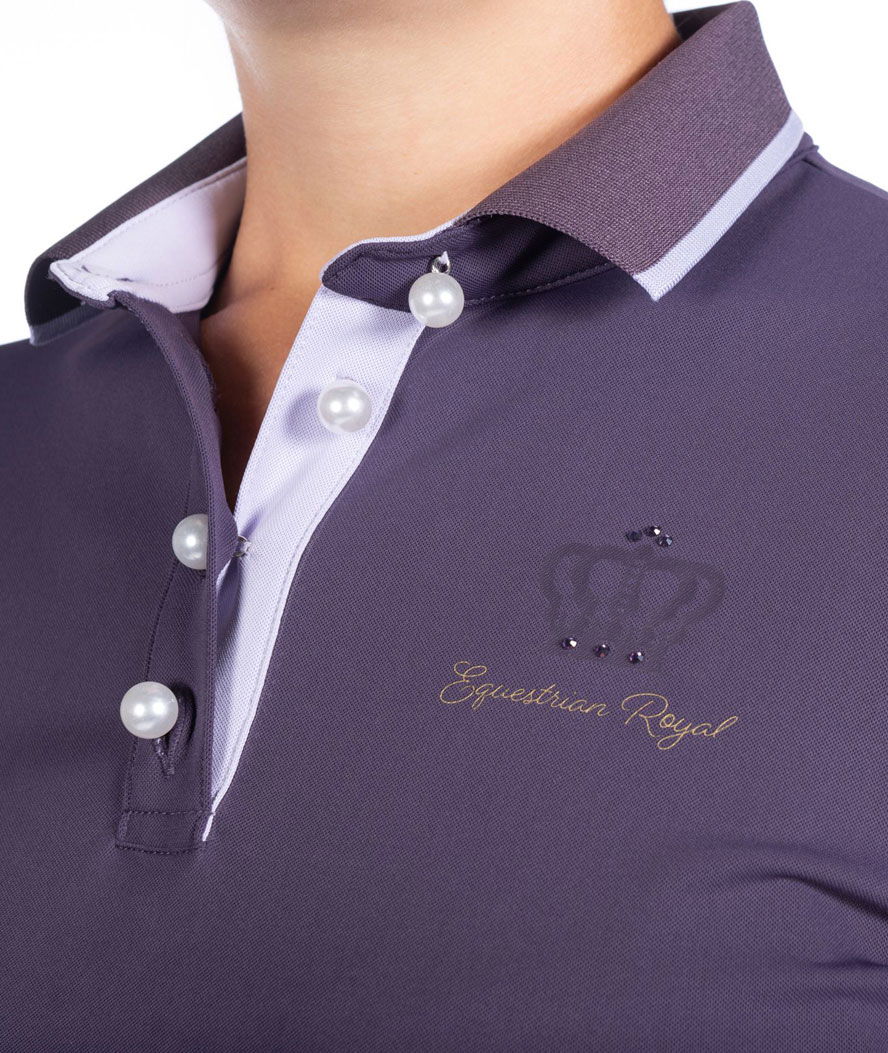 Polo donna da equitazione manica corta modello Lavender Bay - foto 15