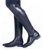 Stivali in cuoio per equitazione da donna con inserto elastico modello Oxford lungo/polpaccio stretto