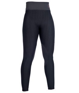 Pantaloni leggins da equitazione donna con grip sulle ginocchia modello Edinburgh