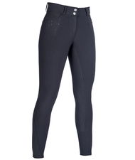 Pantaloni da equitazione donna con grip totale e decori modello Savona