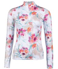Camicia da equitazione a manica lunga con fantasia fiori modello Flower