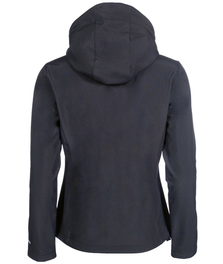 Giacca in softshell per donna con cappuccio e zip modello HKM - foto 2