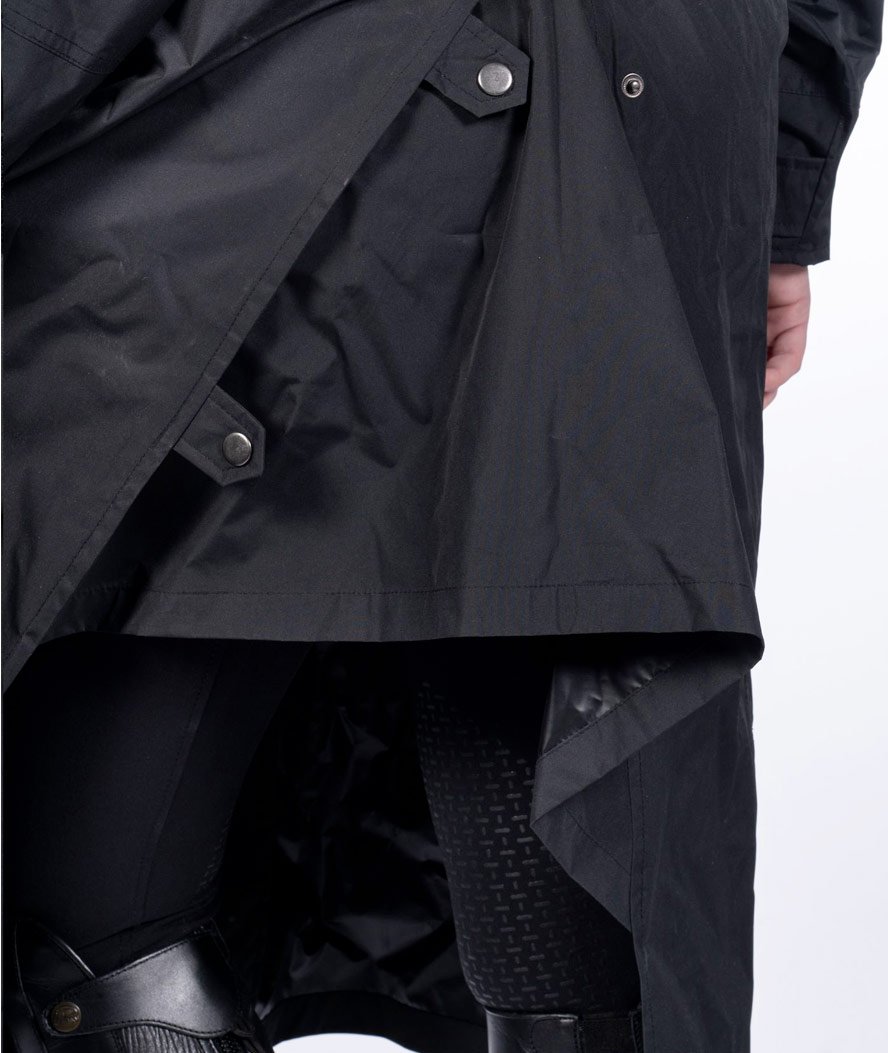 Giacca impermeabile antipioggia con grandi tasche e cappuccio per donna modello Dublin II - foto 7