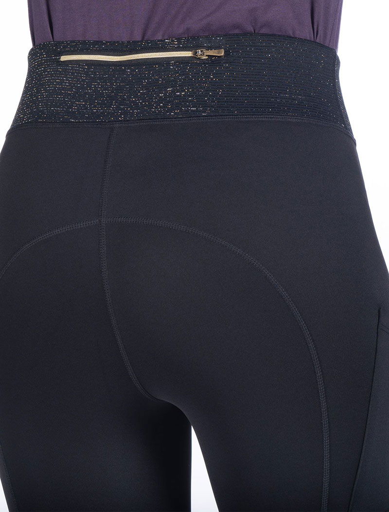 Leggins equitazione con silicone interno ginocchia e fascia alta in vita modello Lavender Bay - foto 6