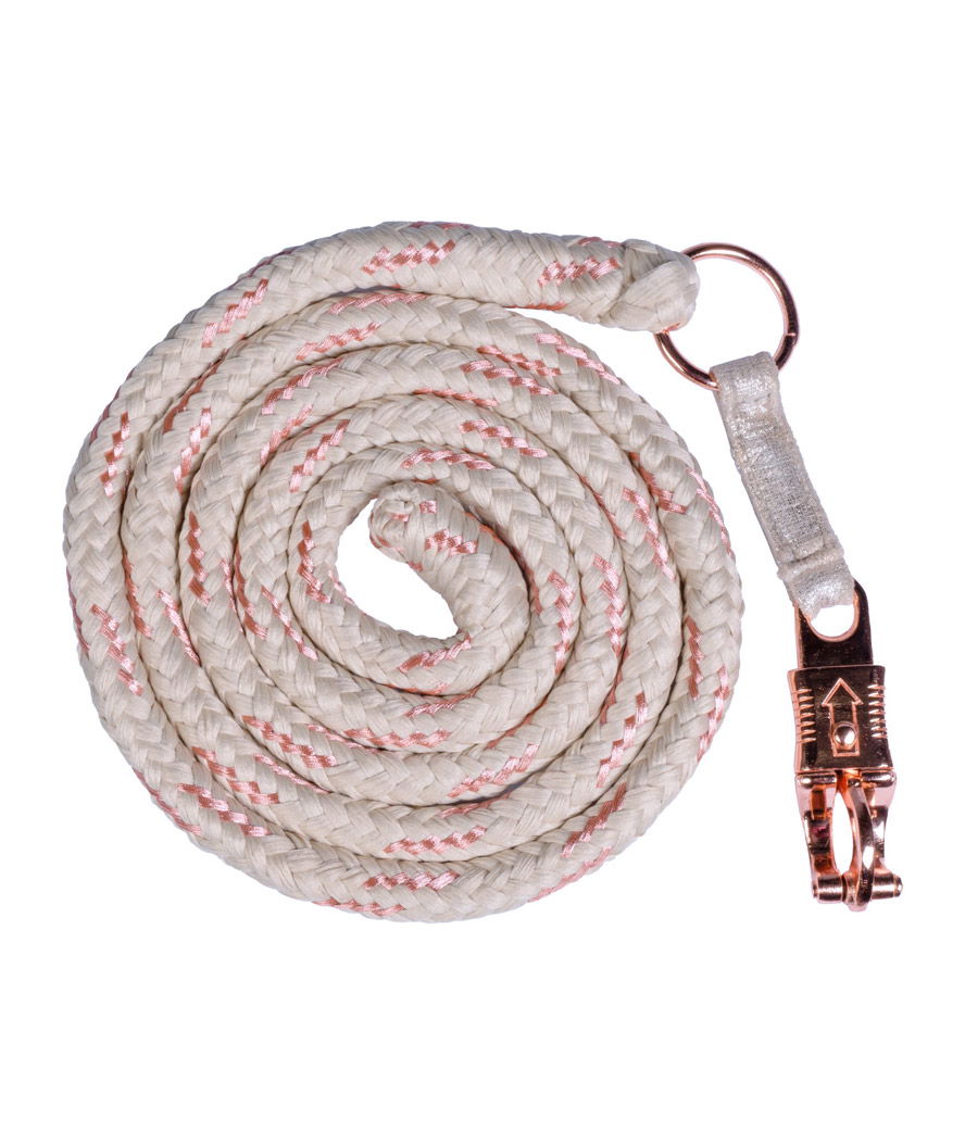Lunghina con gancio antipanico e terminale lurex modello Rosegold Elegant
